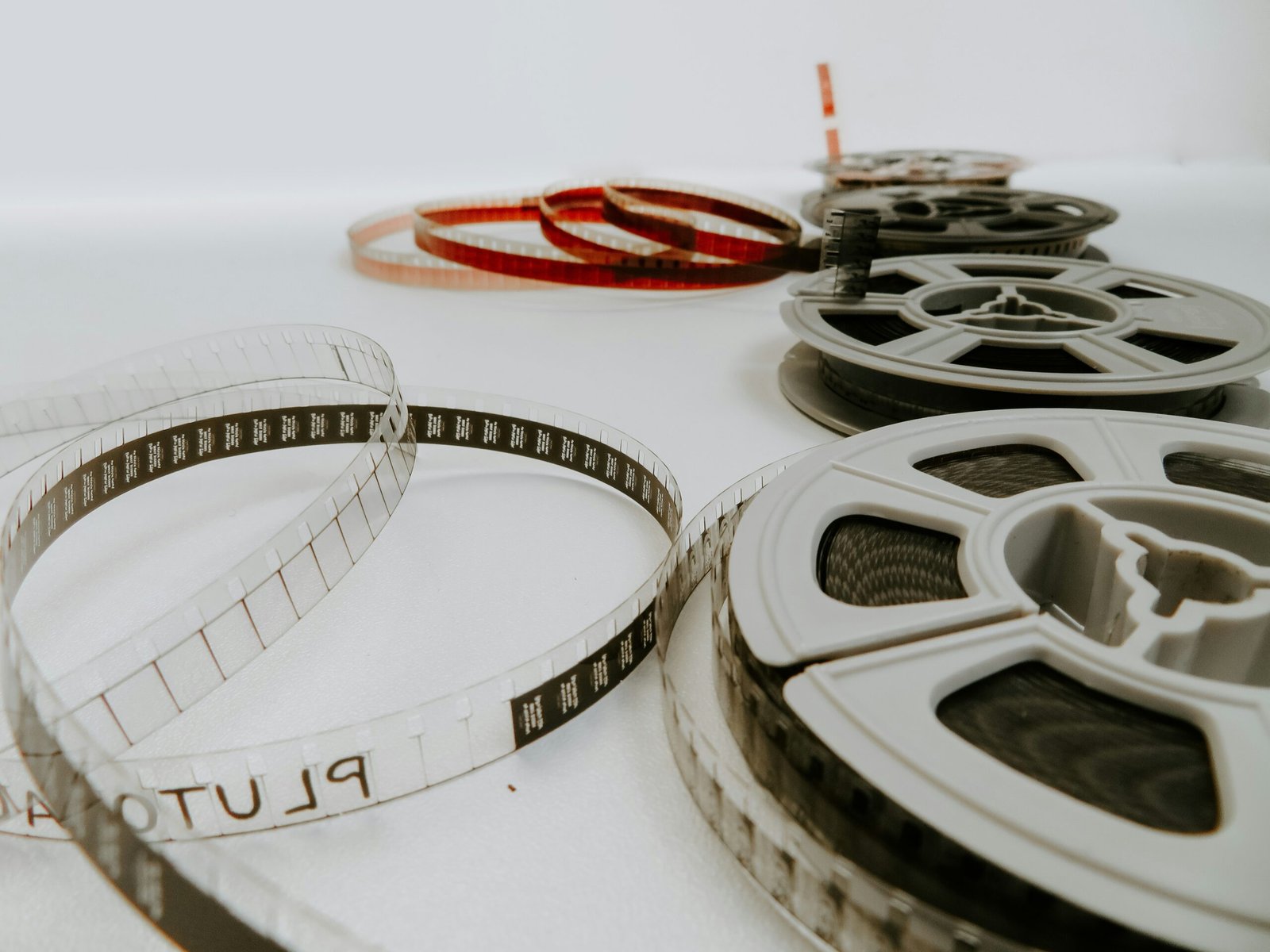 مواد مرتبطة بصناعة الأفلام ترمز إلى التخطيط البصري واختيار زوايا التصوير للمشهد