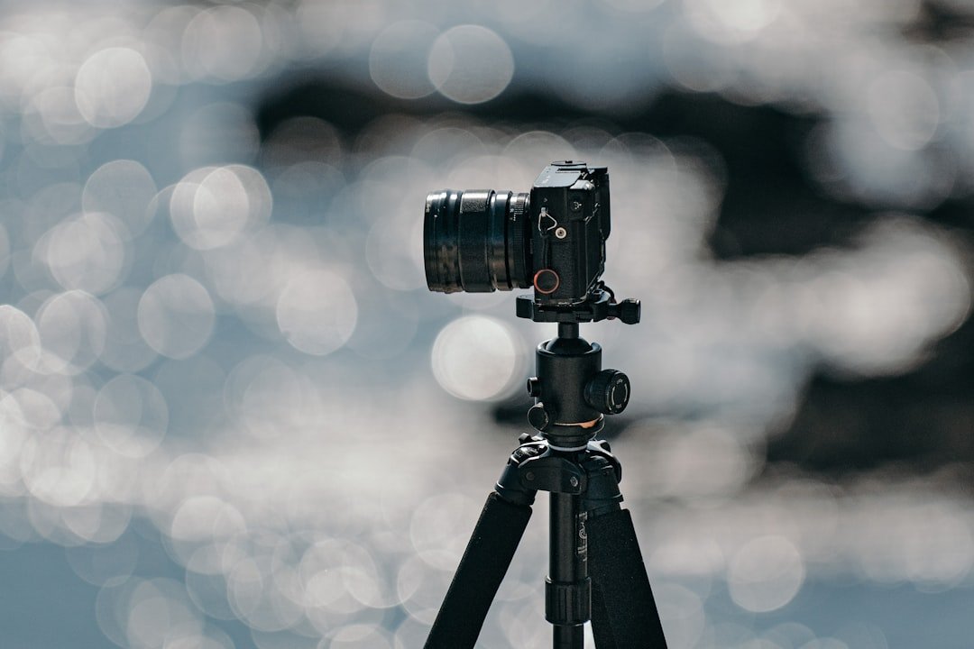 كاميرا مثبتة على حامل ثلاثي لتصوير سلسلة صور Focus Stacking بثبات
